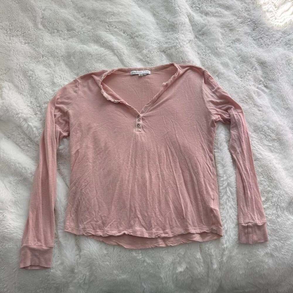 Pink light weight long sleeve